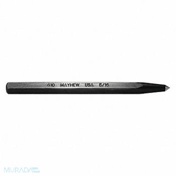 MAYHEW PRO Prick Punch 4-1/2in L 3/16in Tip Steel, 41GK53