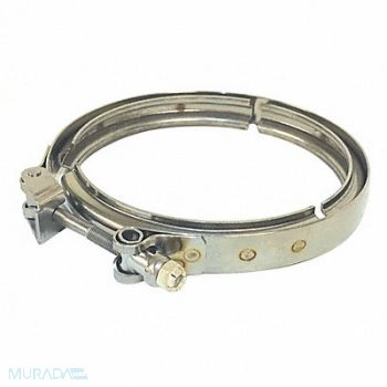 DETROIT FLEX DEFENSE V-Band Clamp 3 in Dia Stainless Steel, 41GT22