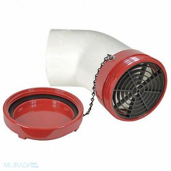 MOON AMERICAN Dry Hydrant 45 Adapter 5 In Male, 41H507