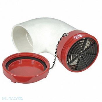 MOON AMERICAN Dry Hydrant 90 Adapter 5 In Male, 41H519