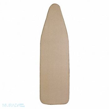 HOSPITALITY 1 SOURCE Khaki Ironing Board Pad/Cvr Bungee 55InL, 41H539