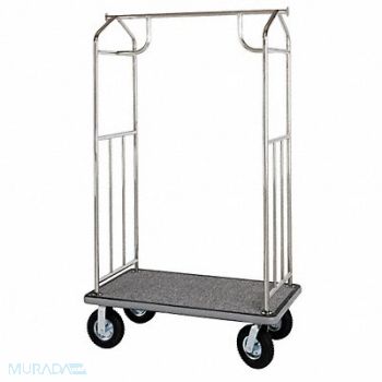 HOSPITALITY 1 SOURCE Bellmans Cart Steel 42 x 24 x 71 In, 41H544