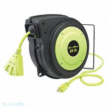 LEGACY Retractable Cord Reel 50 ft 120VAC Blk, 260M73
