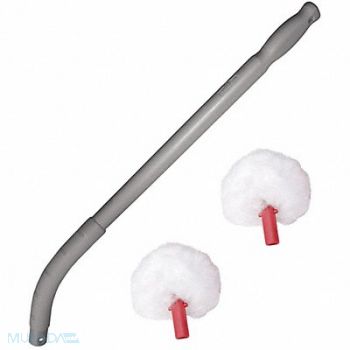 UNGER Toilet Swab 26 in L White, 9KF42