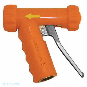 SANI-LAV Spray Nozzle Brass/SS Safety Orange, 41J443