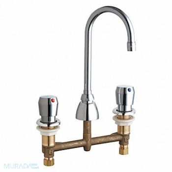 Gooseneck Chrome Chicago Faucets 786, 41N755
