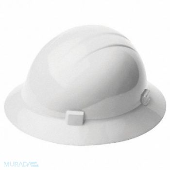 ERB SAFETY Hard Hat Type 1 Class E Pinlock White, 41N917