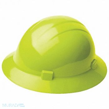 ERB SAFETY Hard Hat Type 1 Class E Hi-Vis Green, 41N894