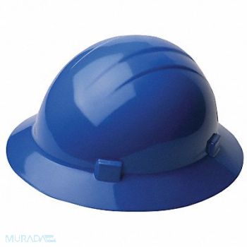 ERB SAFETY Hard Hat Type 1 Class E Ratchet Blue, 41N895