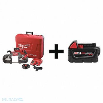 MILWAUKEE Cordless Band Saw Kit 44-7/8in. Direct, 41ND20
