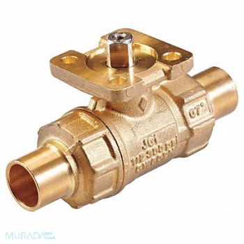 JOHNSON CONTROLS Ball Valve 2 Way SS Trim Sweat 1, 41P740
