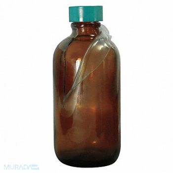 QORPAK Safety Coated Bottle 120mL Narrow PK24, 41U283