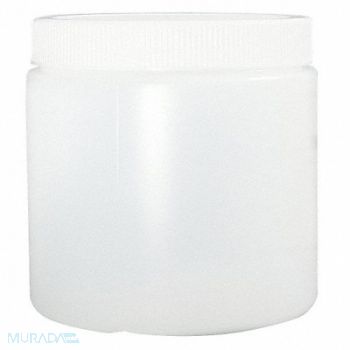 QORPAK Jar 960mL Plastic Wide PK84, 41U344