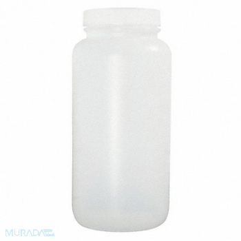 QORPAK Packer Bottle 2000mL Plastic Wide PK6, 41U369