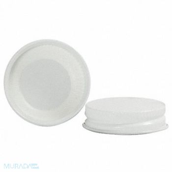 QORPAK Closure 70-400mm Metal Wide Wht PK144, 41U532