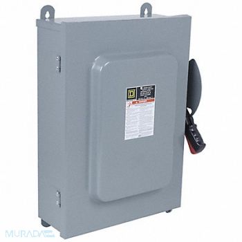 SQUARE D Safety Switch 600VAC 6PST 60 Amps AC, 41V420