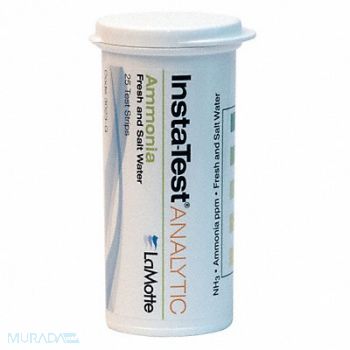 LAMOTTE Test Strips Ammonia 0-6ppm, 41V897