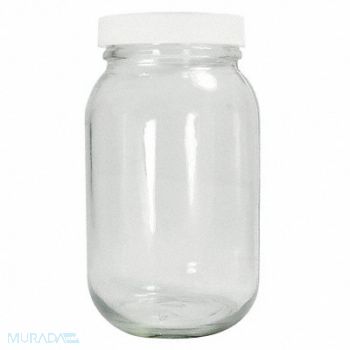 QORPAK Precleaned Bottle 480mL Glass Wide PK24, 41W150