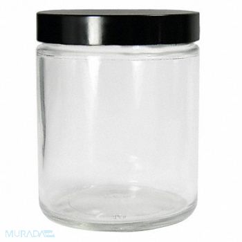 QORPAK Precleaned Jar 30mL Glass Wide PK48, 41W123