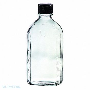 QORPAK Packer Bottle 180mL Glass Wide PK48, 41W265