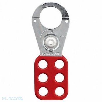 MASTER LOCK Lockout Hasp Snap-On Red 4-1/2in. L, 40CL93