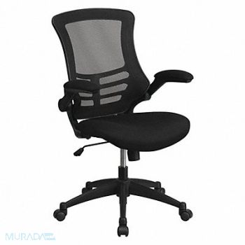 FLASH FURNITURE Task Chair Black Seat Mesh Back, 420G07