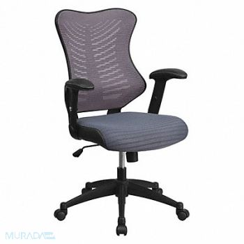 FLASH FURNITURE Executive Chair Gray Seat Mesh Back, 420G09
