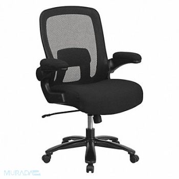 FLASH FURNITURE High Back Chair Black Seat Mesh Back, 420G12