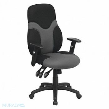 FLASH FURNITURE Task Chair Black Seat Mesh Back, 420G19