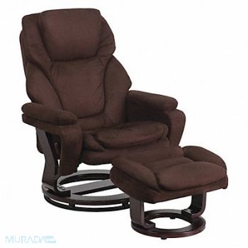 FLASH FURNITURE Executive Chair Brown Seat Fabric Back, 420G24