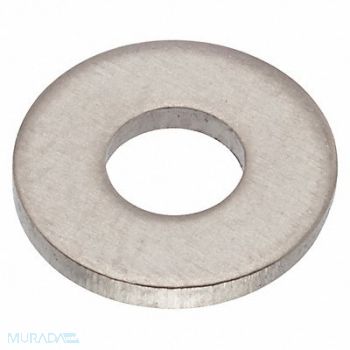 GRAINGER APPROVED FltWsh Plain Titanium #6 3/8x0.065in 5PK, 420M96