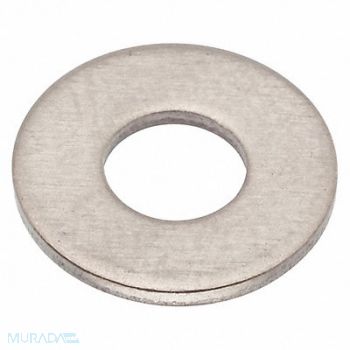 GRAINGER APPROVED FltWsh Pln Titanium #8 0.438x0.065in 5PK, 420M97