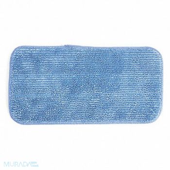 HOSPECO Mop Pad Blue Microfiber PK12, 421X08