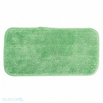 HOSPECO Mop Pad Green Microfiber PK12, 421X09