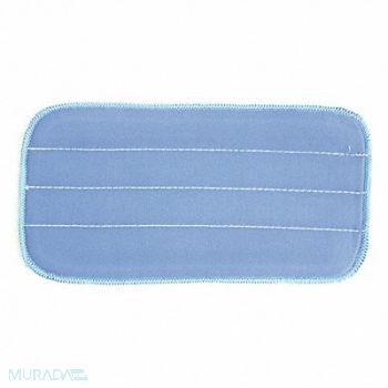 HOSPECO Mop Pad Blue Microfiber PK12, 421X11