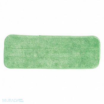 HOSPECO Mop Pad Green Microfiber PK12, 421X13