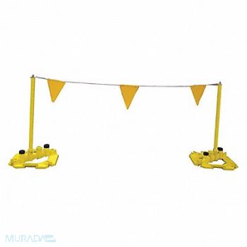 GARLOCK SAFETY SYSTEMS Warning Line Yellow, 422V76