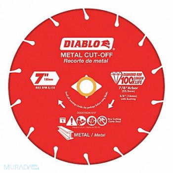 DIABLO Diamond Saw Blade Blade Dia 7 in., 422W50