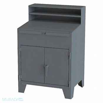 GREENE MANUFACTURING INC. Cabinet 54 x36 x28 Chrcl Gry NonMbl, 422W95