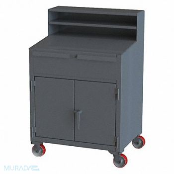 GREENE MANUFACTURING INC. Cabinet 54 x36 x28 Chrcl Gry Mbl, 422W93