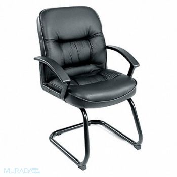 BOSS Guest Chair Black Frame Seat 20 H, 423M15