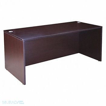 BOSS Office Desk Mocha Base Overall 66 W, 423M31