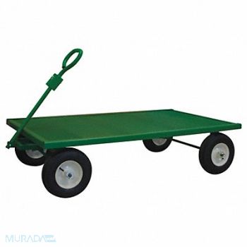 DURHAM MFG Wagon Truck 800 lb Ld Cap. Green 16 ga., 423P53