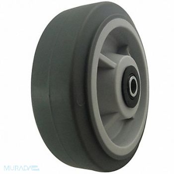 GRAINGER APPROVED Nonmark RBBR Tread Plastic Core Wheel, 426A67