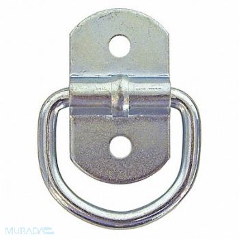 BUYERS PRODUCTS D-Ring Zinc Plated 1/4 dia 1000 lb Cap, 426T64