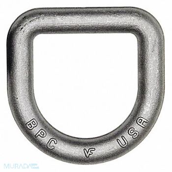 BUYERS PRODUCTS D-Ring Yellow Zinc Steel 25000 lb Cap., 426T78