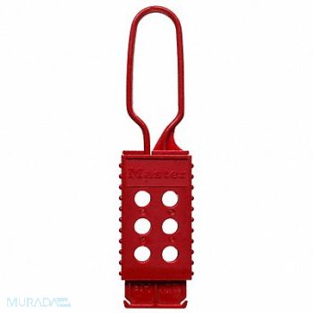 MASTER LOCK Lockout Hasp Snap-On 6 Lock, 4EMY3