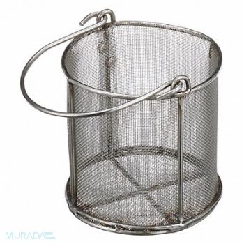 MARLIN STEEL WIRE PRODUCTS Washing Basket SS #24 1/8 Wire Dia., 429H03