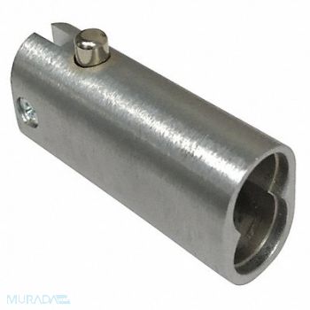 DELTA LOCK Medical Cart Lock Silver Rectangular, 429H49