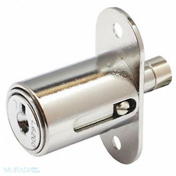 DELTA LOCK Sliding Door Lock Round Bolt Plunger, 429H74